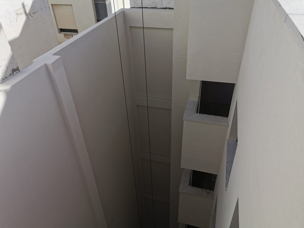 parte interior edificio